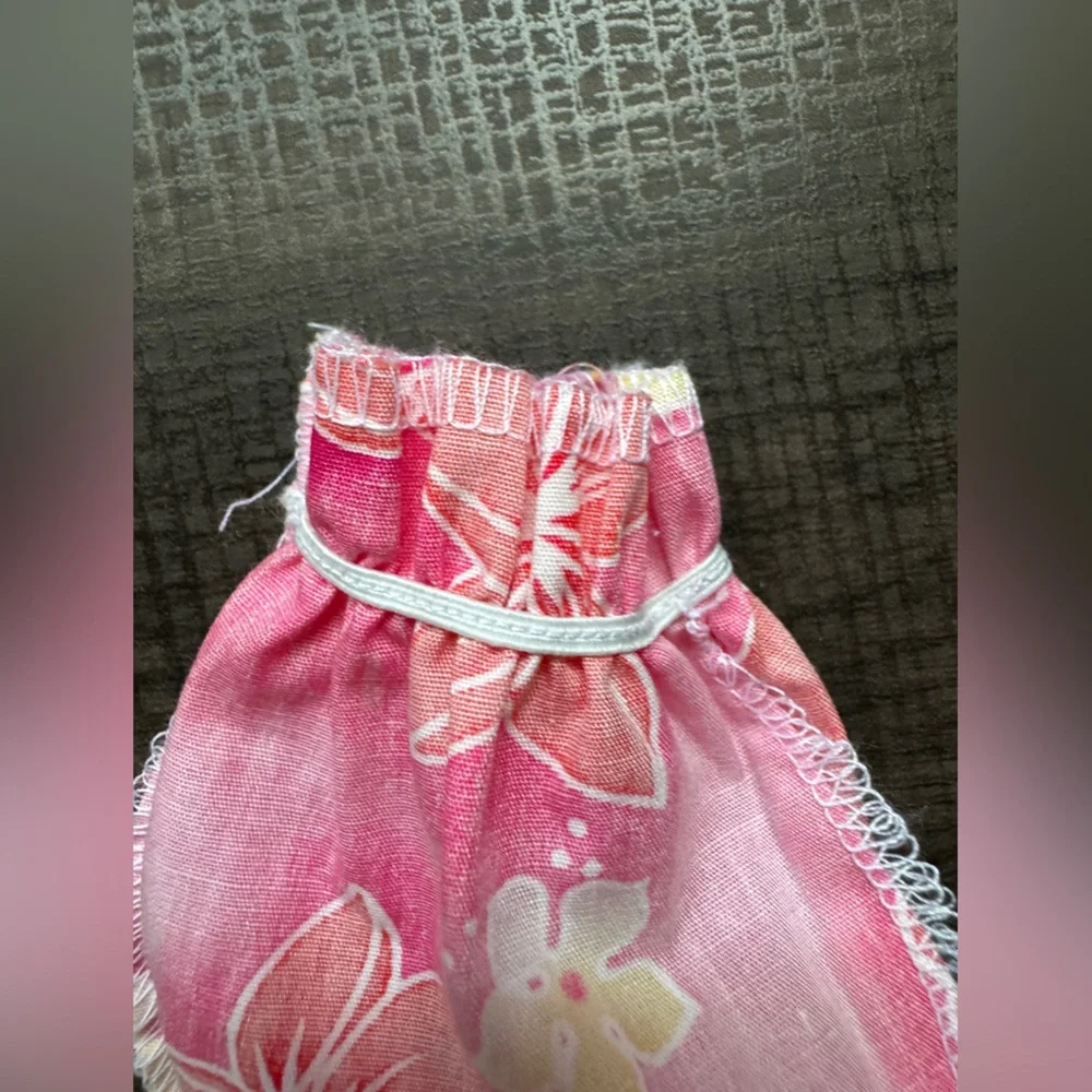 🌈 3/$15 Floral Pink Hawaiian Print Baby Mittens